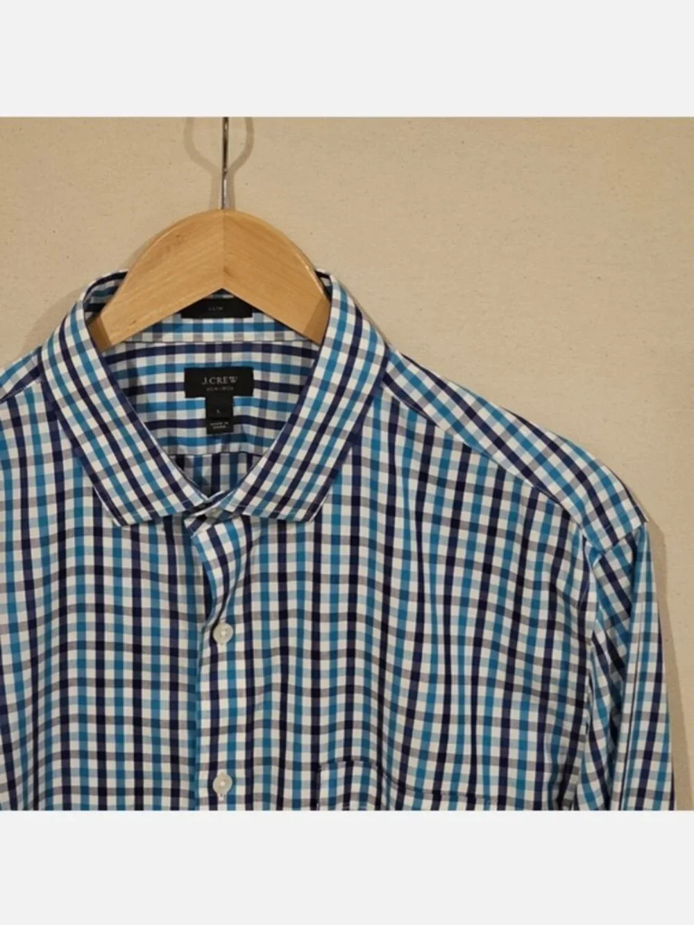 J. Crew Slim Fit Non-Iron Shirt L
